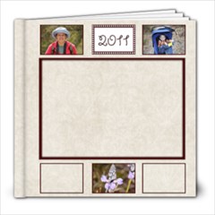 Year in Review - Starry Night - 8x8 - Cream - 8x8 Photo Book (30 pages)