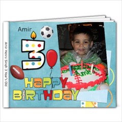 Amir 3 birthday - 9x7 Photo Book (20 pages)