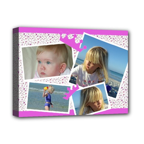 Little Princess Deluxe 16x12 Stretched Canvas - Deluxe Canvas 16  x 12  (Stretched) 