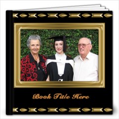 Beautiful Black and Gold 12x12 Book (20 Pages) - 12x12 Photo Book (20 pages)