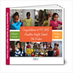Congratulations PS 368 Hamilton Heights School 5th Graders - 6x6 Photo Book (20 pages)