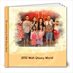 2012 Disney - 8x8 Photo Book (60 pages)
