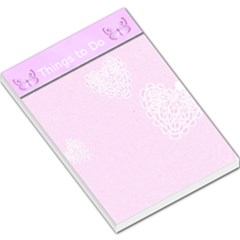 Pink large memo pad - Large Memo Pads
