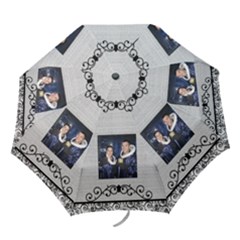 Black and White Folding Umbrella