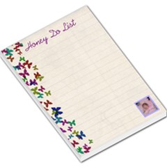  Butterfly Honey do List  memo pad large - Large Memo Pads