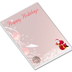 Happy Holidays Large memo pad - Large Memo Pads