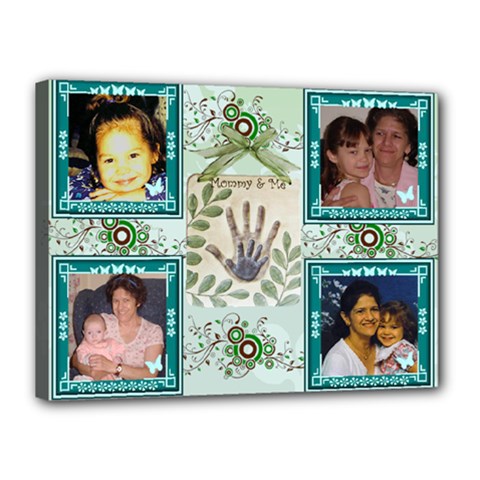 Mommy and me 16 x 12 stretched canvas - Canvas 16  x 12  (Stretched)