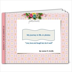 Journey of my Life...in photos - 11 x 8.5 Photo Book(20 pages)