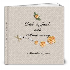 64th Anniversary book - 8x8 Photo Book (20 pages)