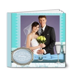 wedding blue - 6x6 Deluxe Photo Book (20 pages)