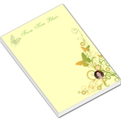 Butterfly Swirl large memo pad - Large Memo Pads