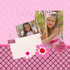 happy kids - ScrapBook Page 12  x 12 