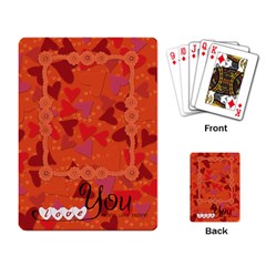 Love you more - Playing Cards Single Design (Rectangle)