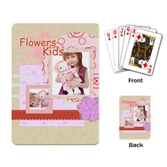 love, kids, memory, happy, fun love, kids, memory, happy, fun  - Playing Cards Single Design (Rectangle)
