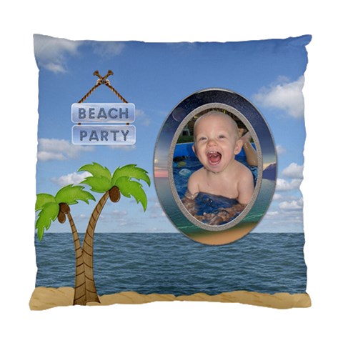 Beach Party Cushion Case (1 Sided) By Lil Front