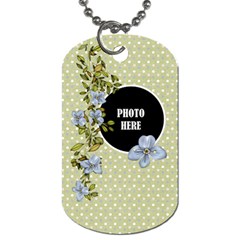 Time for Spring Dog Tag 3 - Dog Tag (One Side)