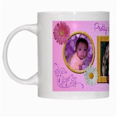 flower mug - White Mug
