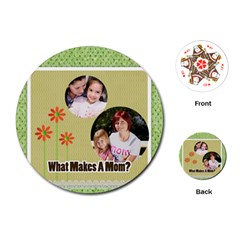 mothers day - Playing Cards Single Design (Round)