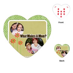 mothers day - Playing Cards Single Design (Heart)