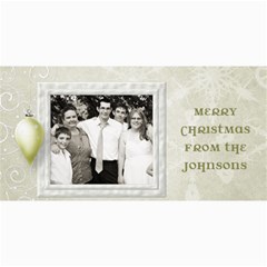 Snow Ornament Christmas - 4  x 8  Photo Cards