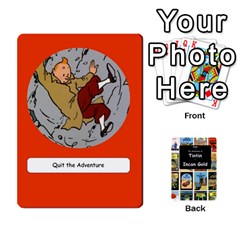 Tintin Incan Gold - Playing Cards 54 Designs (Rectangle)