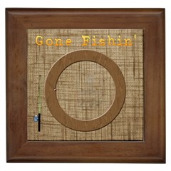 fishin tile - Framed Tile