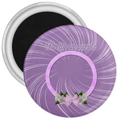 purple magnet - 3  Magnet