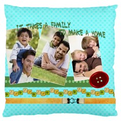 family - Large Cushion Case (Two Sides)