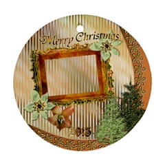 Christmas alternate round ornament - Ornament (Round)