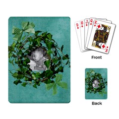 green cards - Playing Cards Single Design (Rectangle)