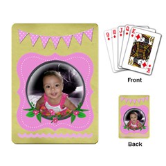 pink cards - Playing Cards Single Design (Rectangle)