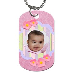 candy flowers dog tags - Dog Tag (Two Sides)