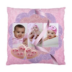 pink cookies & ribbons pillow - Standard Cushion Case (One Side)