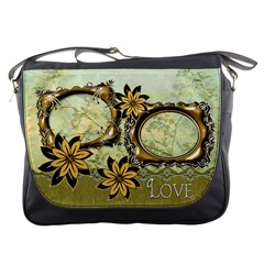 Love gold Messenger bag