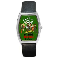 big bang theory watch - Barrel Style Metal Watch