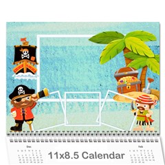 2024 Pirate Pete Calendar - Wall Calendar 11  x 8.5  (12-Months)