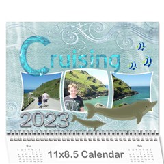 2024 Cruising Marina 12 month Calendar - Wall Calendar 11  x 8.5  (12-Months)