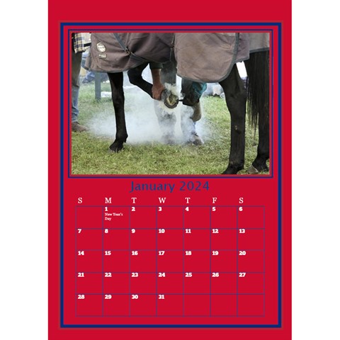 A Little Perfect Desktop Calendar By Deborah Jan 2024