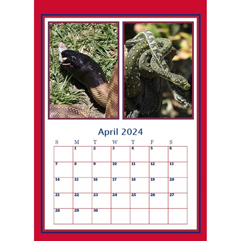 A Picture Desktop Calendar By Deborah Apr 2024
