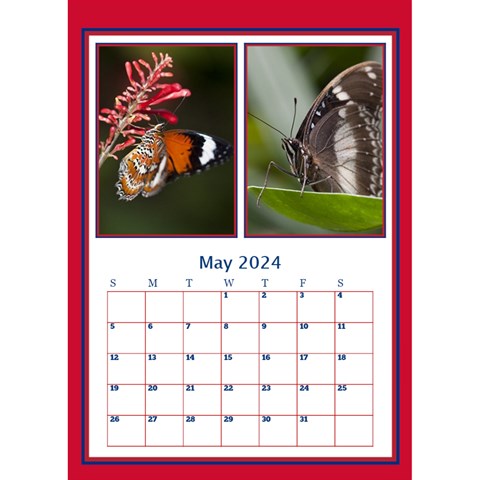 A Picture Desktop Calendar By Deborah May 2024