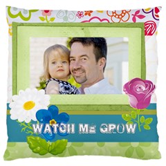 kids, father, family, fun - Large Cushion Case (One Side)