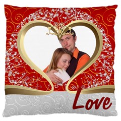 love - Large Cushion Case (One Side)