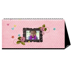 Desktop Calendar 11  x 5 - pink Sweet Life