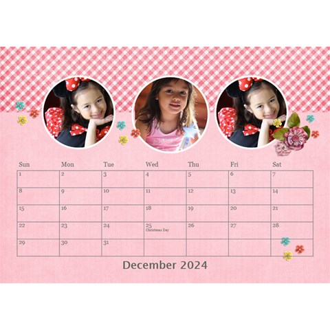 Desktop Calendar 8 5  X 6  Dec 2024