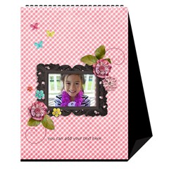 Desktop Calendar 6  x 8.5  - pink Sweet Life