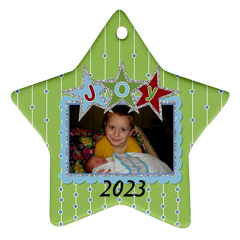 2023 Star Ornament By Martha Meier Front