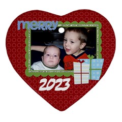 2023 Heart Ornament 1 - Ornament (Heart)