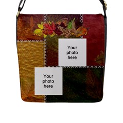 Autumn Large Flap Closure Messenger Bag - Flap Closure Messenger Bag (L)