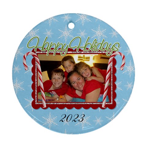 2023 Round Double Sided Ornament 1 By Martha Meier Front