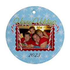 2023 Round Double Sided Ornament 1 - Round Ornament (Two Sides)